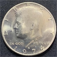 1974- U.S. Half Dollar D