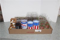 COLLECTION OF CHRISTMAS DRINKING GLASSES