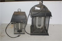 2 ELECTRIC BUG ZAPPERS