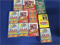 11- 1990 UNOPENED BASEBALL BOXES