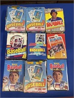 9- 1988-1989 UNOPENED BASEBALL BOXES