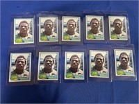 10- 1981 TOPPS RICKEY HENDERSON 2ND YEAR CARDS