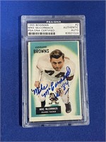 1955 PSA/DNA MIKE MCCORMACK AUTOGRAPHED ROOKIE
