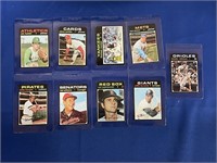 9- 1971 TOPPS STAR CARDS