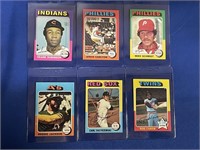 6- 1975 TOPPS STAR CARDS
