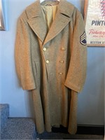 WW2 Wool Army Trench Coat