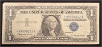 Series 1957B Blue Seal One Dollar Bill