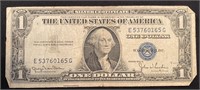 Series 1935D Blue Seal One Dollar Bill