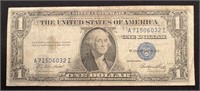 Series 1935E Blue Seal One Dollar Bill