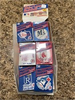 MLB BUBBLE GUM IN CARD COLLECTOR BOXES