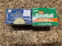 TOPPS 1985 BASEBALL PICTURE CARDS & 1987