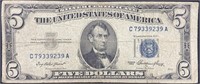 Series 1953 Lincoln Blue Seal Five Dollar Bill