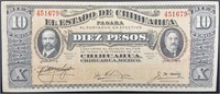 Serie N Junio 1915 Diez Pesos Bill