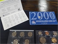 Uncirculated 2000 United States Mint Coin Set