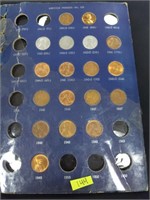 Lincoln pennies 1941-1950
Incomplete set