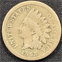 1863 - Indian Head One Cent