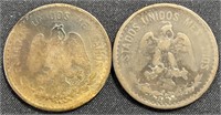 1906 - Estados Unidos Mexicans 2 cent coins