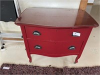 Vintage Painted Serpentine Front Wash Stand