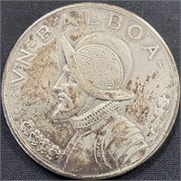 1931- De Panama coin silver