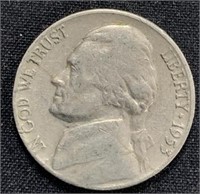 1953- U.S. Nickel