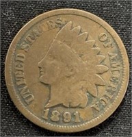 1891- Indian head penny