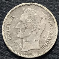 1936- Venezuelan Bolivar coin