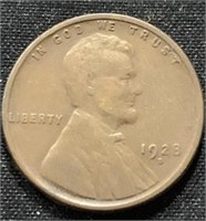 1928- Lincoln wheat penny D