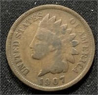 1907- Indian head penny