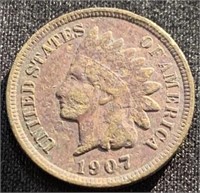 1907- Indian head penny