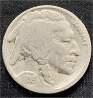 1935- Buffalo Indian head nickel