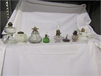 SELECTION OF MINIATURE OIL LAMPS