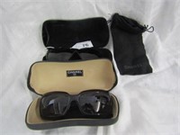 (2) PAIR CHANEL SUNGLASSES WITH CASES