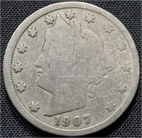1907- U.S. nickel