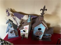 3 Decorative Birdhouses