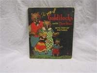 RARE 1934 GOLDILOCKS POP-UP BOOK