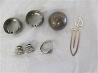 ASSORTED SCRAP STERLING SILVER  .50 TROY OZ.