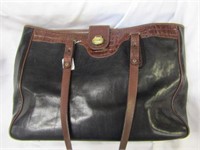 AUTHENTIC BRAHMAN BLACK AND BROWN LEATHER