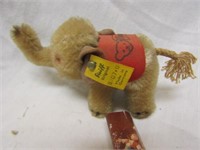 RARE VINTAGE STEIFF ELEPHANT WITH TAGS AND