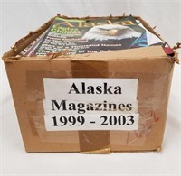 box of Alaska magazines            (K 20)
