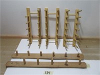 Job lot of wooden rack