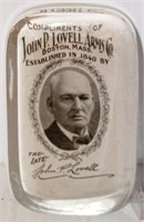 Rare Antique John P Lovell Arms Paper Weight