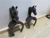 Horse head bridle hooks 8 inches tall