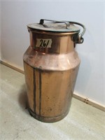 Copper decorative can