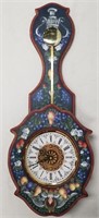 battery operated wall hanging clock with pendulum