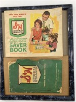 lot with 2 booklets of cash discount stamps 1960's