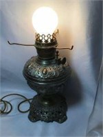 Vintage Converted Oil Lamp works
