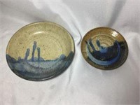 Stoneware Art Pottery Signed Pieces