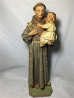 Monk with Child Statue