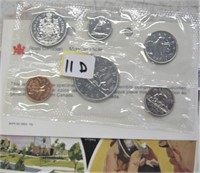 1980 Canadian 6 Coin Set