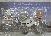 1977 Canadian 6 Coin Set with Envelope